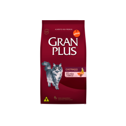 GRAN PLUS Gato Castrado sabor Salmón y Arroz 10 Kg
